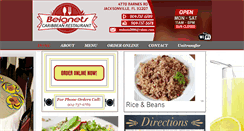 Desktop Screenshot of beignetscaribbeanrestaurant.com